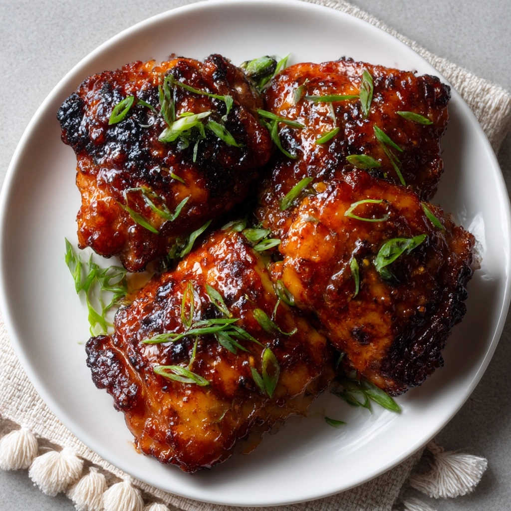 Grilled Honey Buffalo Chicken Thighs Recipe - Recipe Image