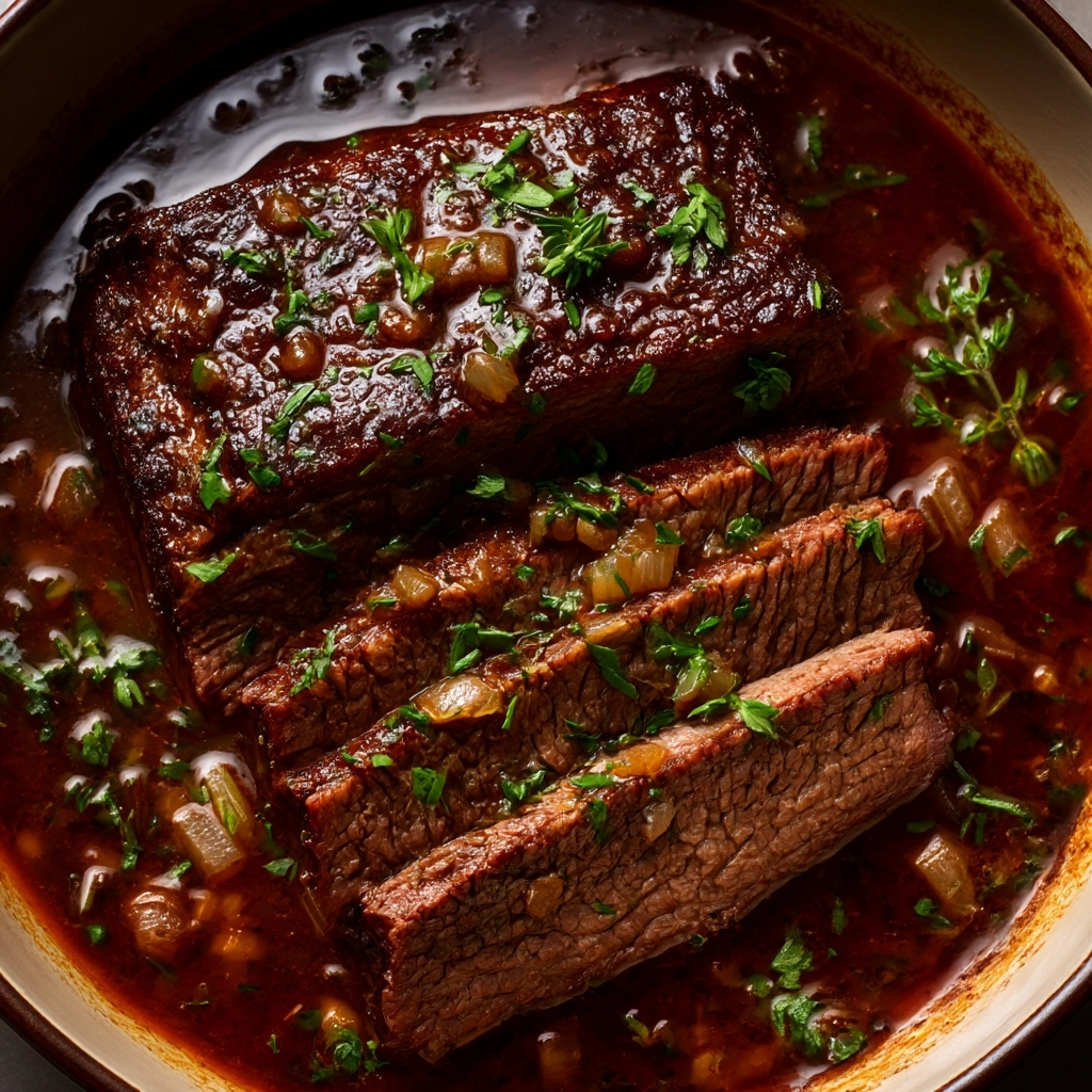 Italian Style Braised Brisket Recipe