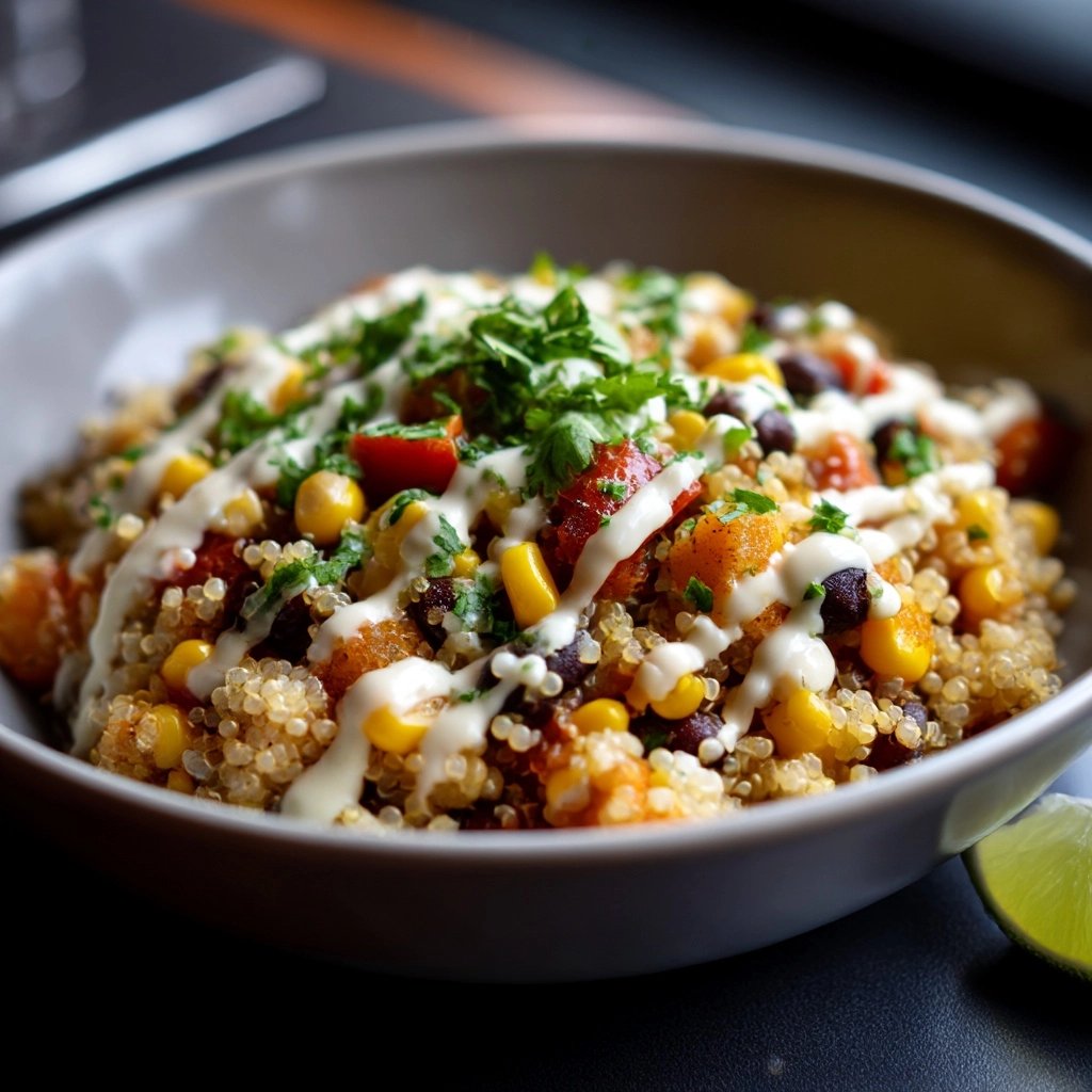 Elote-Style Quinoa Salad Recipe - Recipe Image