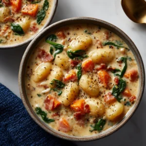 Crockpot Chicken Gnocchi Soup Recipe