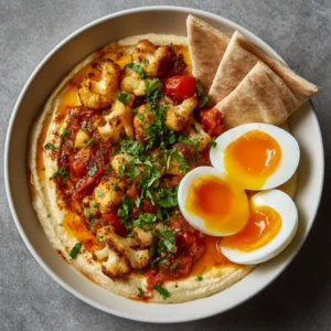 Roasted Cauliflower Hummus Bowls Recipe