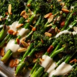 Roasted Broccolini with Tahini Sauce Recipe