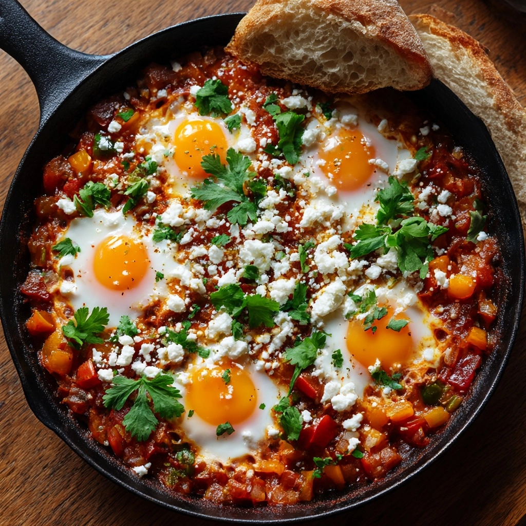 Shakshuka with Brussels and Feta Recipe - Recipe Image