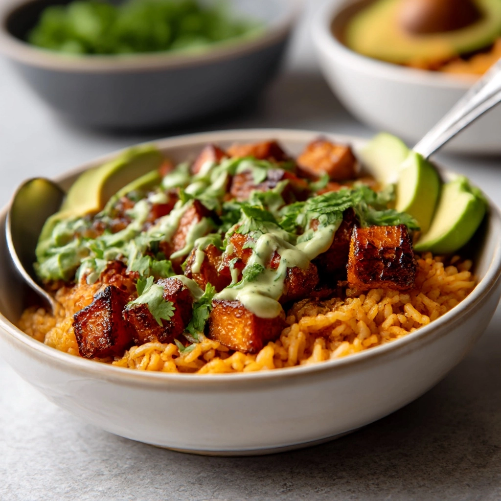 Lentil Curry Bowls with Cilantro Cashew Sauce Recipe - Recipe Image