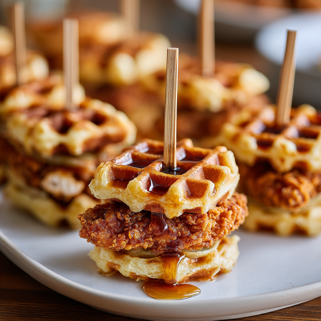 Chicken And Waffle Sliders