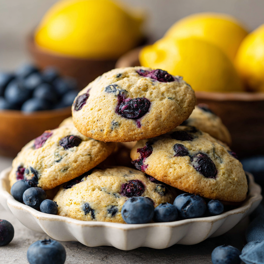 Lemon Blueberry Cookies
