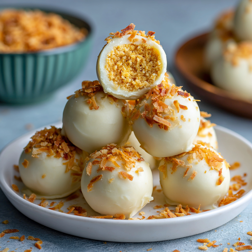 Piña Colada Truffles