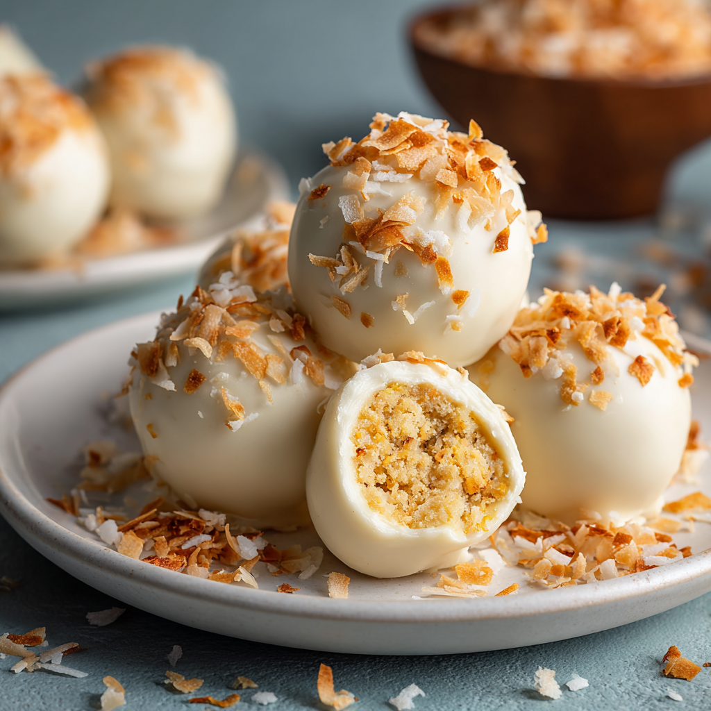 Piña Colada Truffles