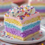 Unicorn Poke Cake