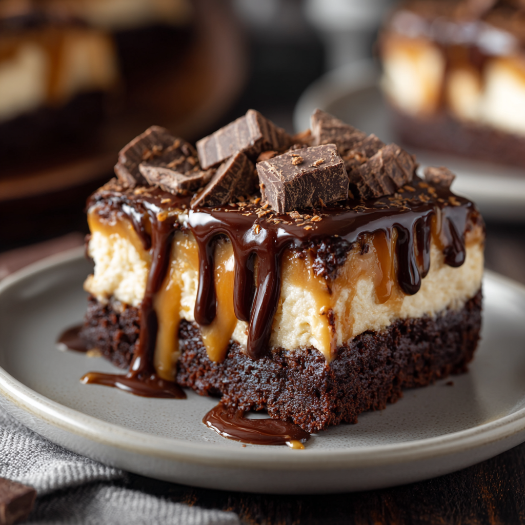 German Chocolate Poke Cake