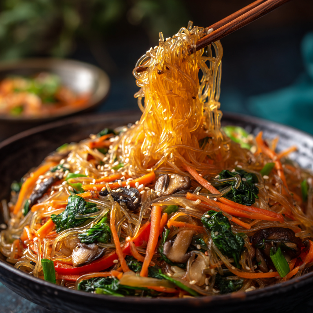 Korean Glass Noodle Stir-Fry
