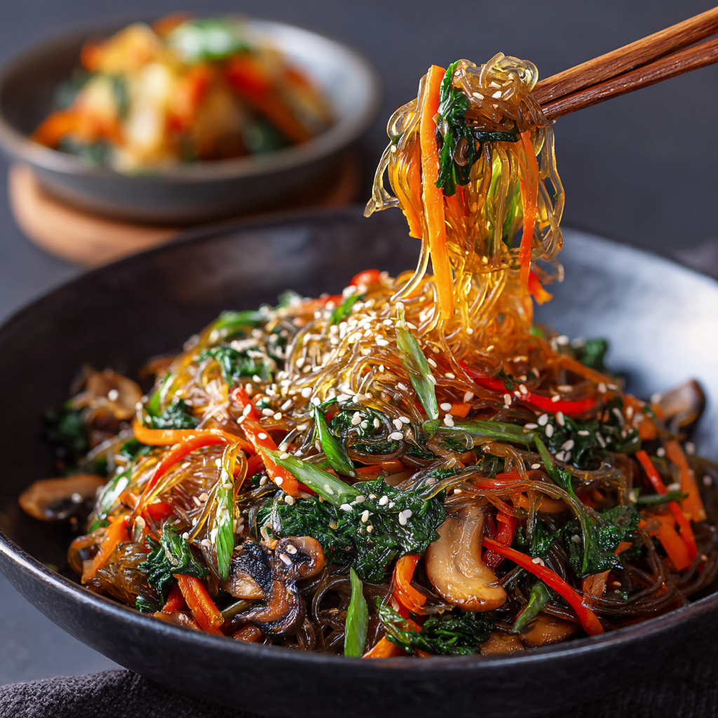 Korean Glass Noodle Stir-Fry