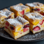Rhubarb Custard Bars