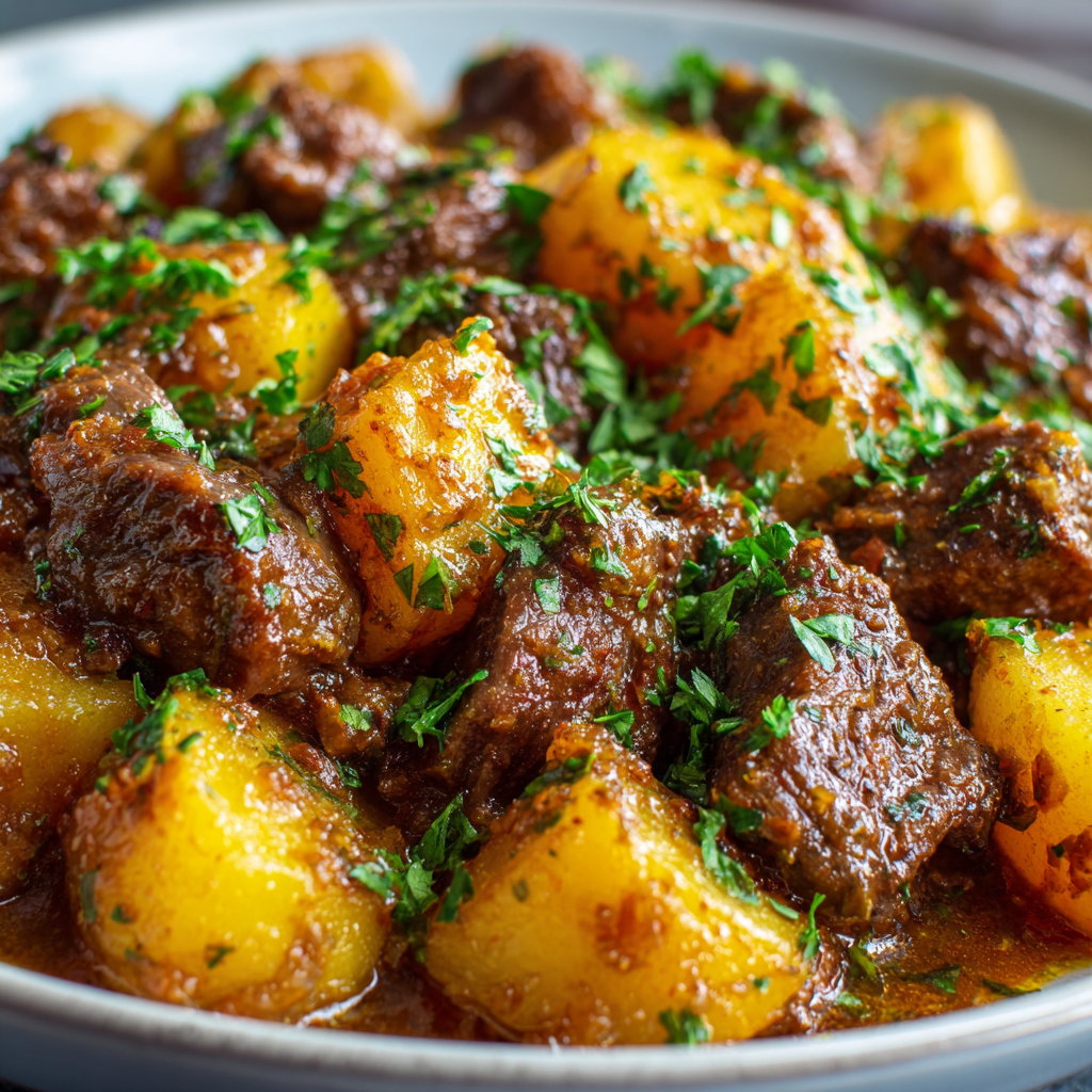 Garlic Butter Beef Bites & Potatoes – The Ultimate Comfort Food
