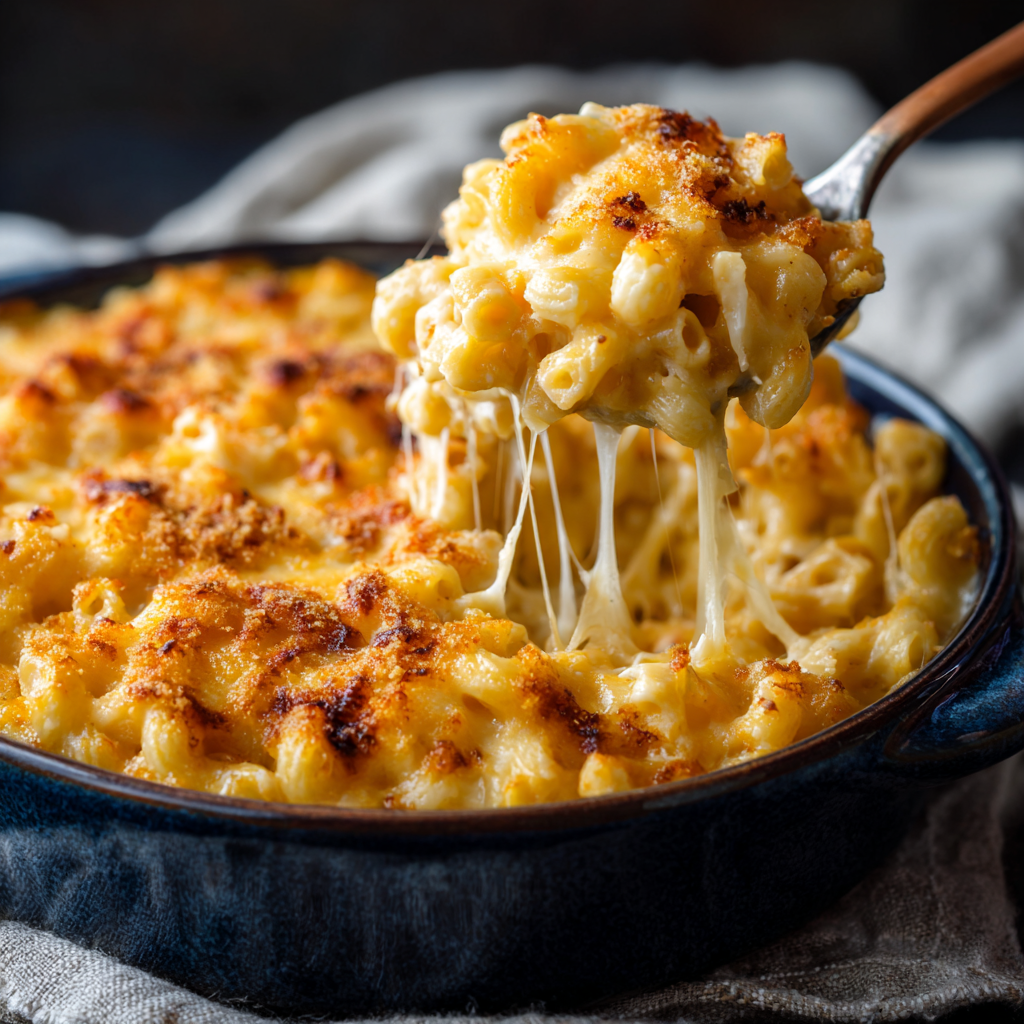 Golden Corn Mac & Cheese Bake