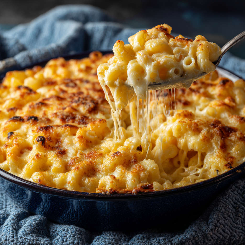Golden Corn Mac & Cheese Bake