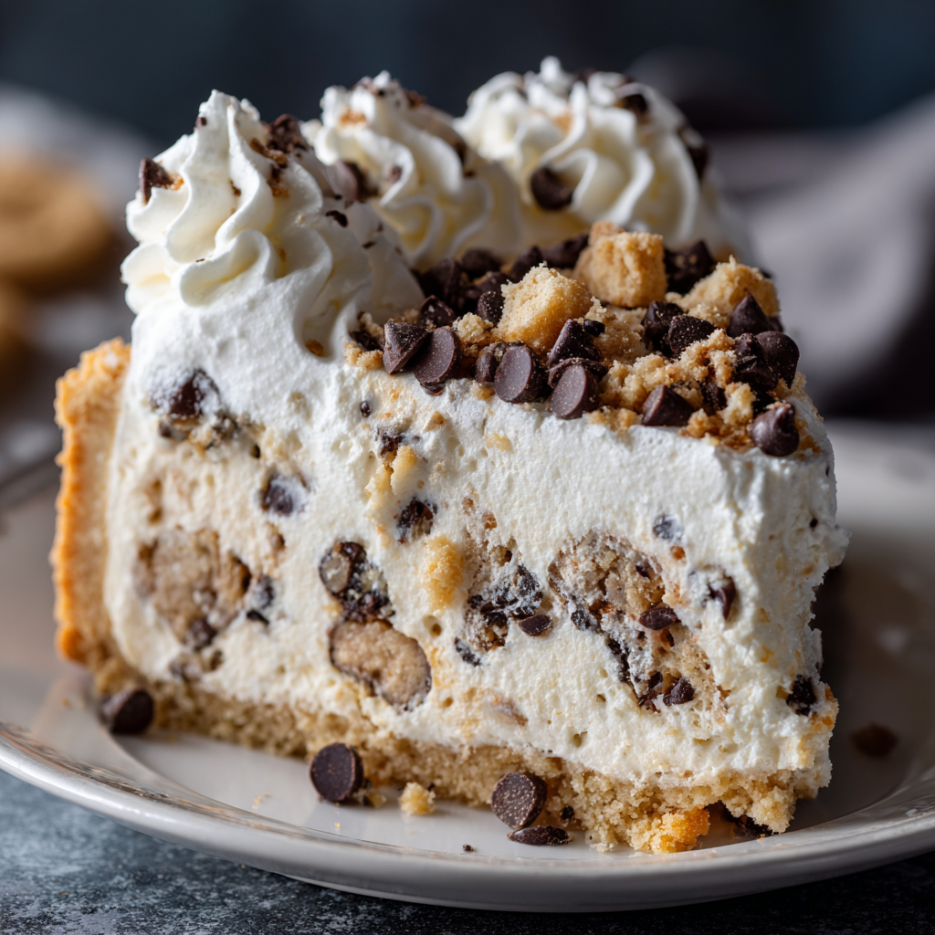 Chocolate Chip Cookie Ice Cream Cake