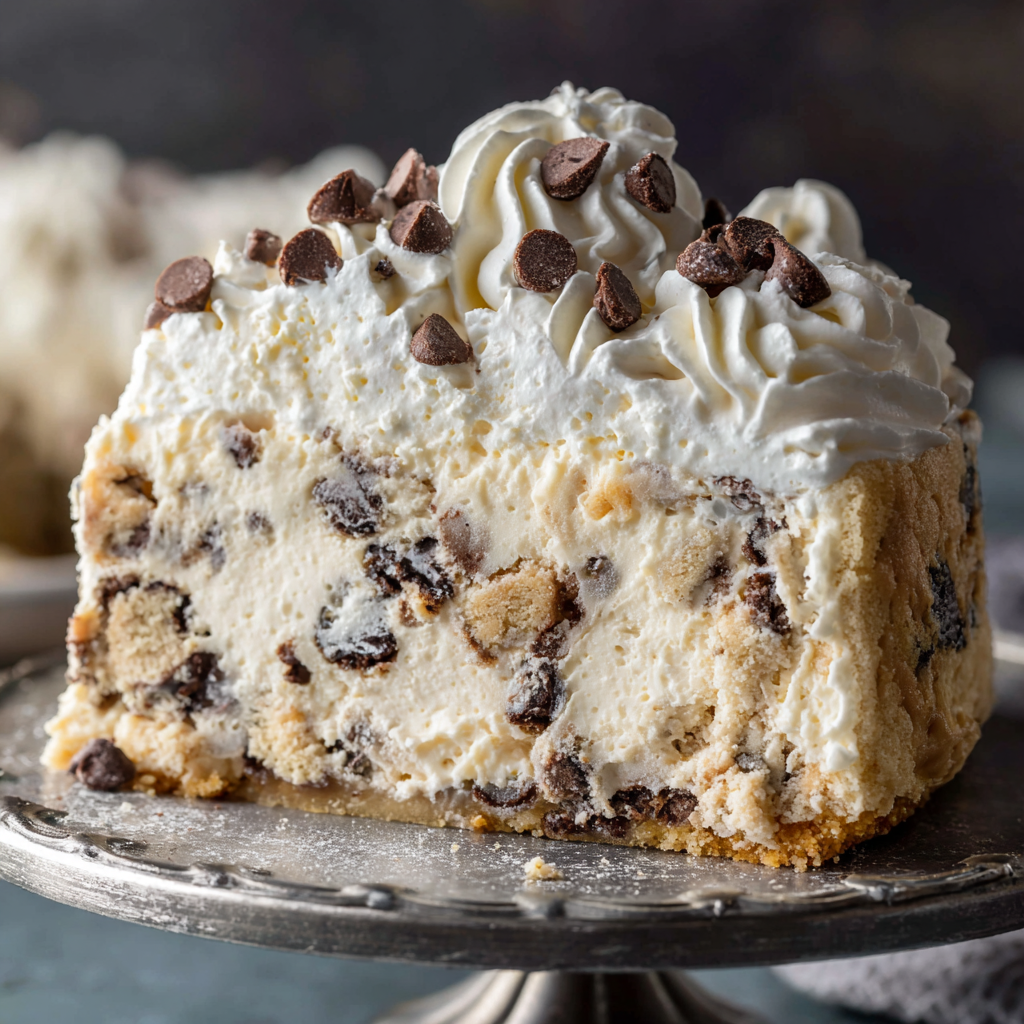 Chocolate Chip Cookie Ice Cream Cake