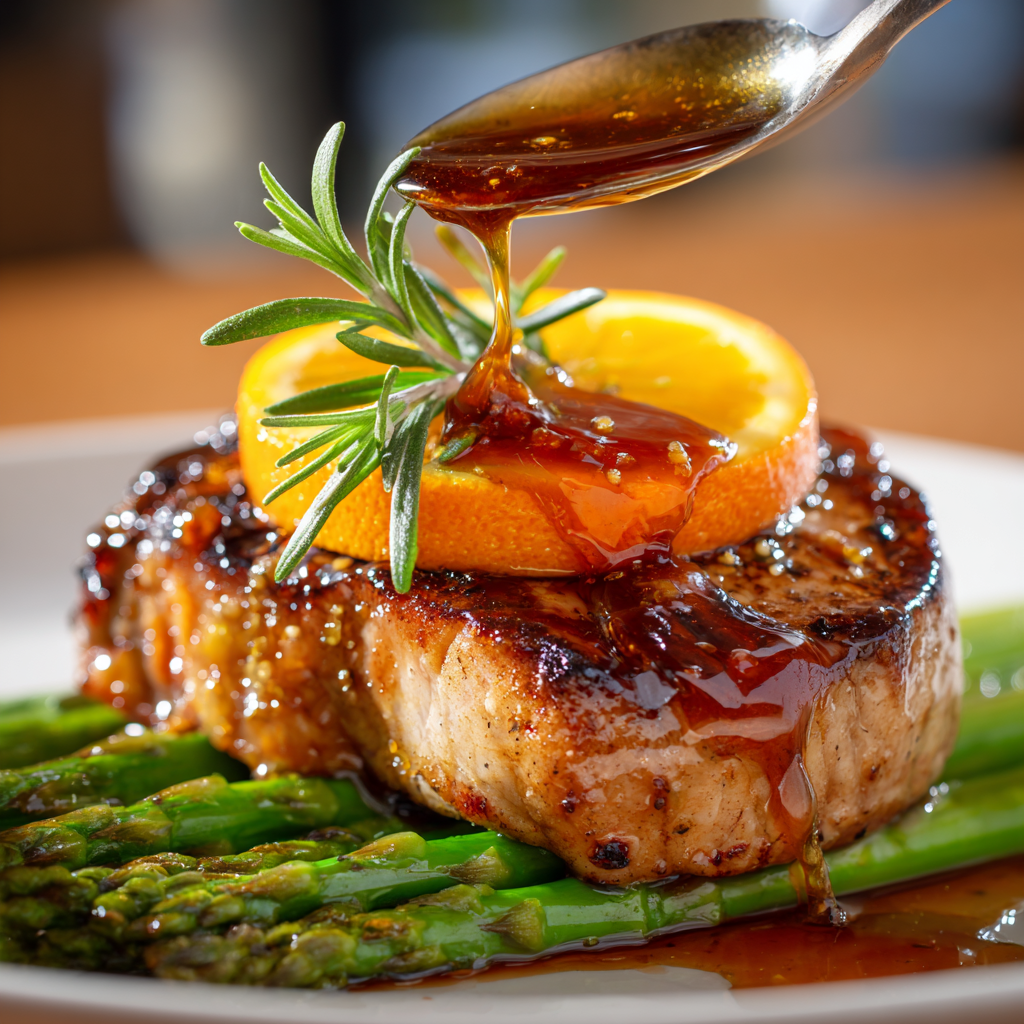 Baked Orange Glazed Salmon