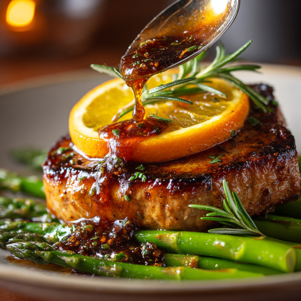 Baked Orange Glazed Salmon