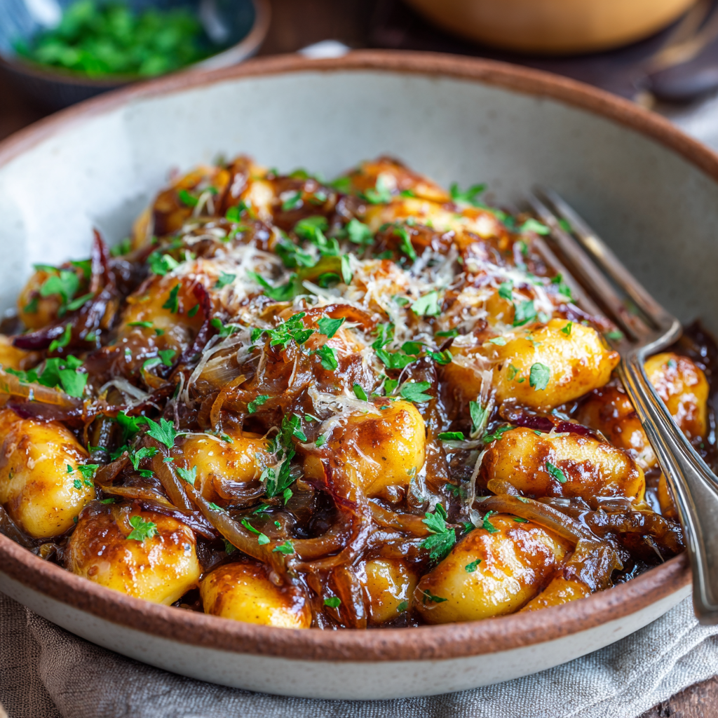 French Onion Gnocchi