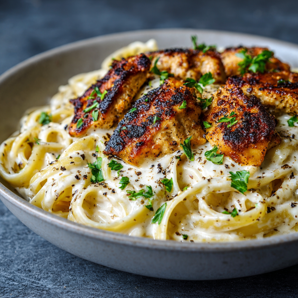 Creamy Chicken Alfredo Pasta