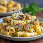 Garlic Butter Sausage Pasta