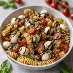 Caprese Pasta Salad with Balsamic Glaze