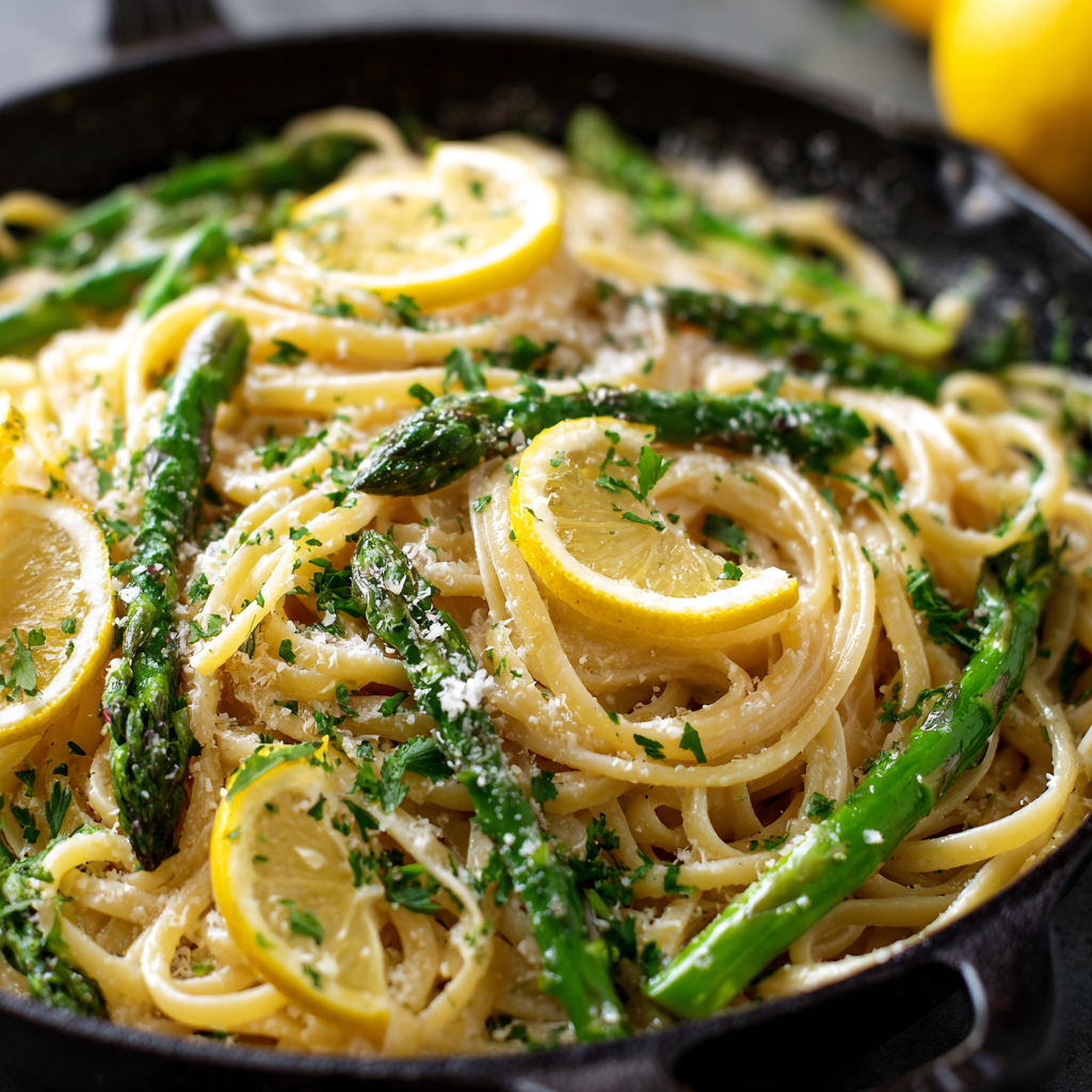Lemon Asparagus Pasta