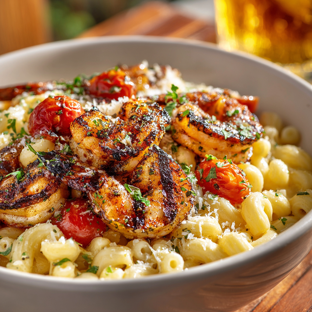 Blackened Shrimp Cavatappi