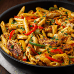 Creamy Chicken Fajita Pasta