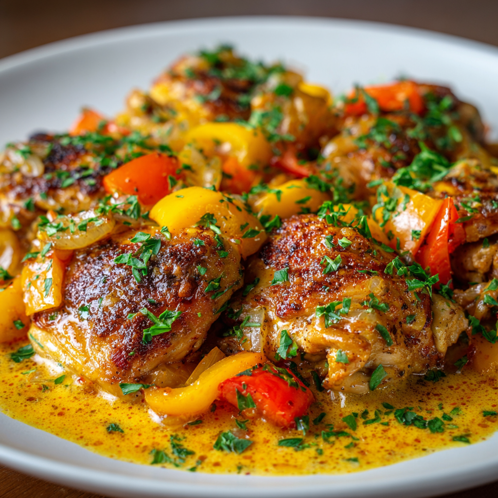 Spicy Brazilian Coconut Chicken