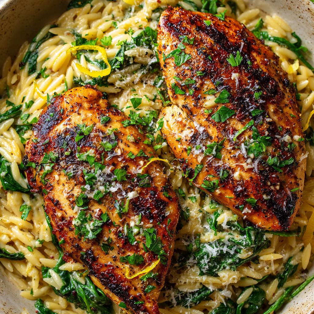 Creamy Lemon Chicken Orzo