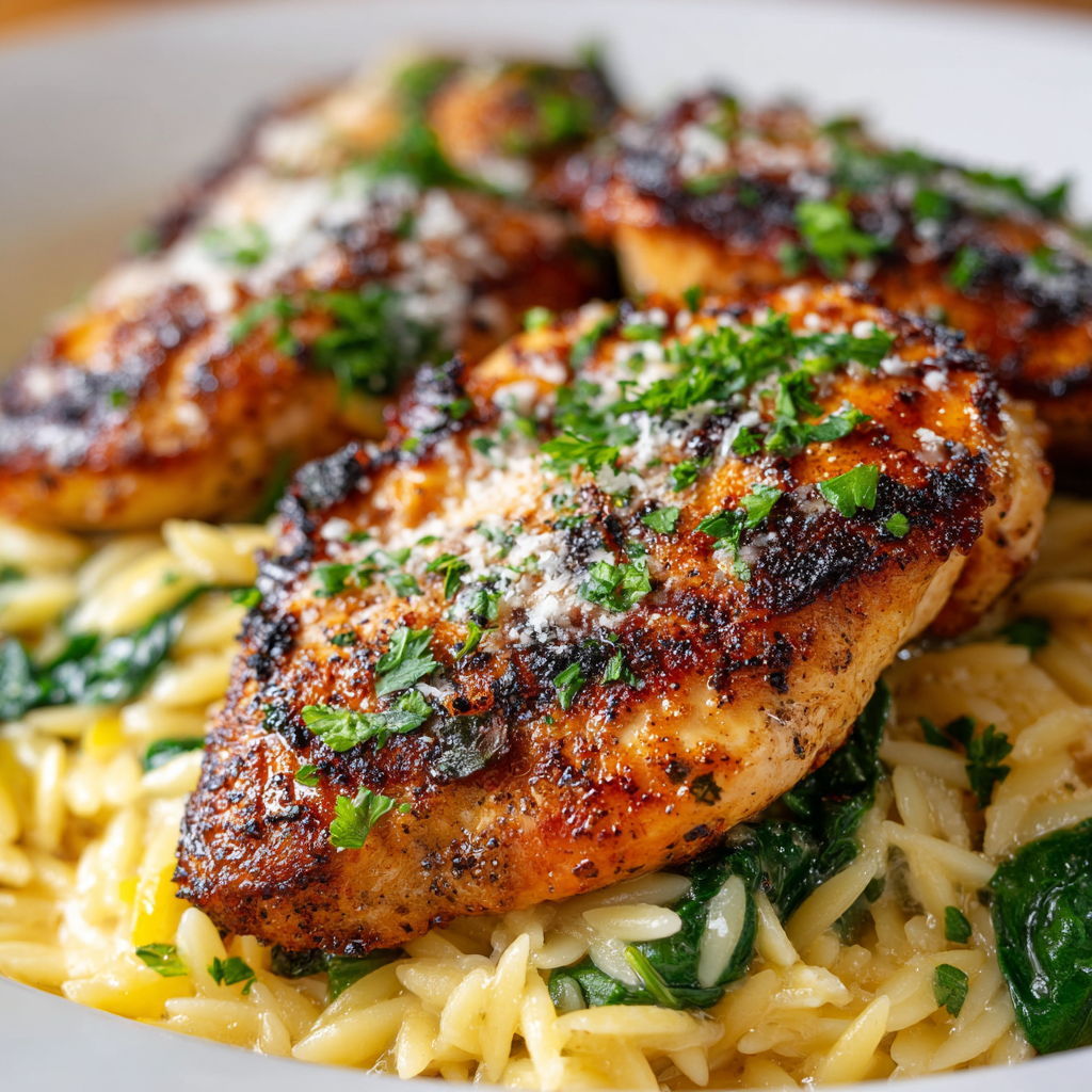 Creamy Lemon Chicken Orzo
