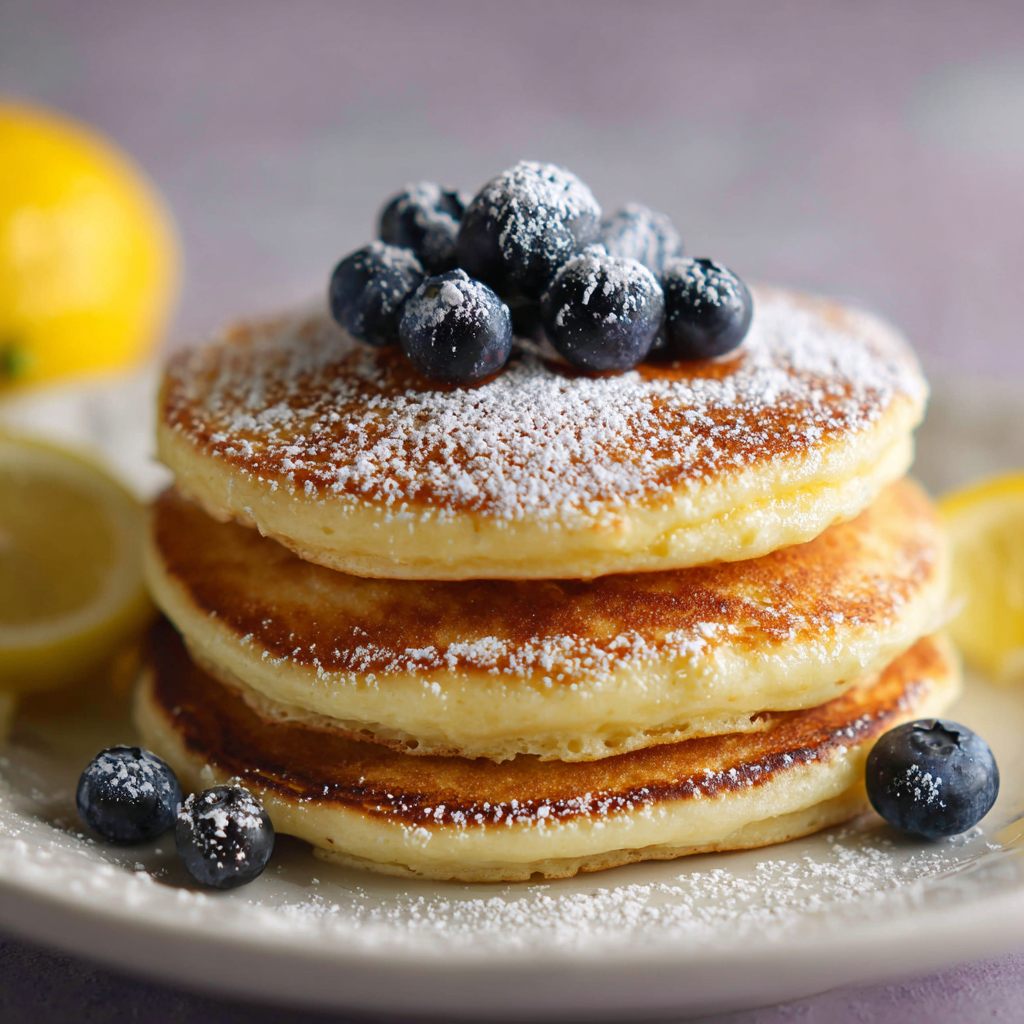 Fluffy Lemon Ricotta Pancakes