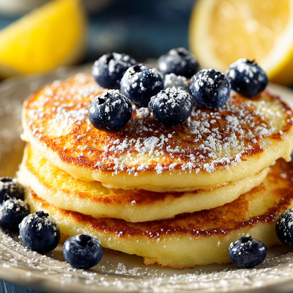 Fluffy Lemon Ricotta Pancakes