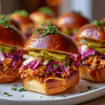 BBQ Pulled Chicken Sliders
