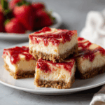 Strawberry Lemon Cheesecake Bars
