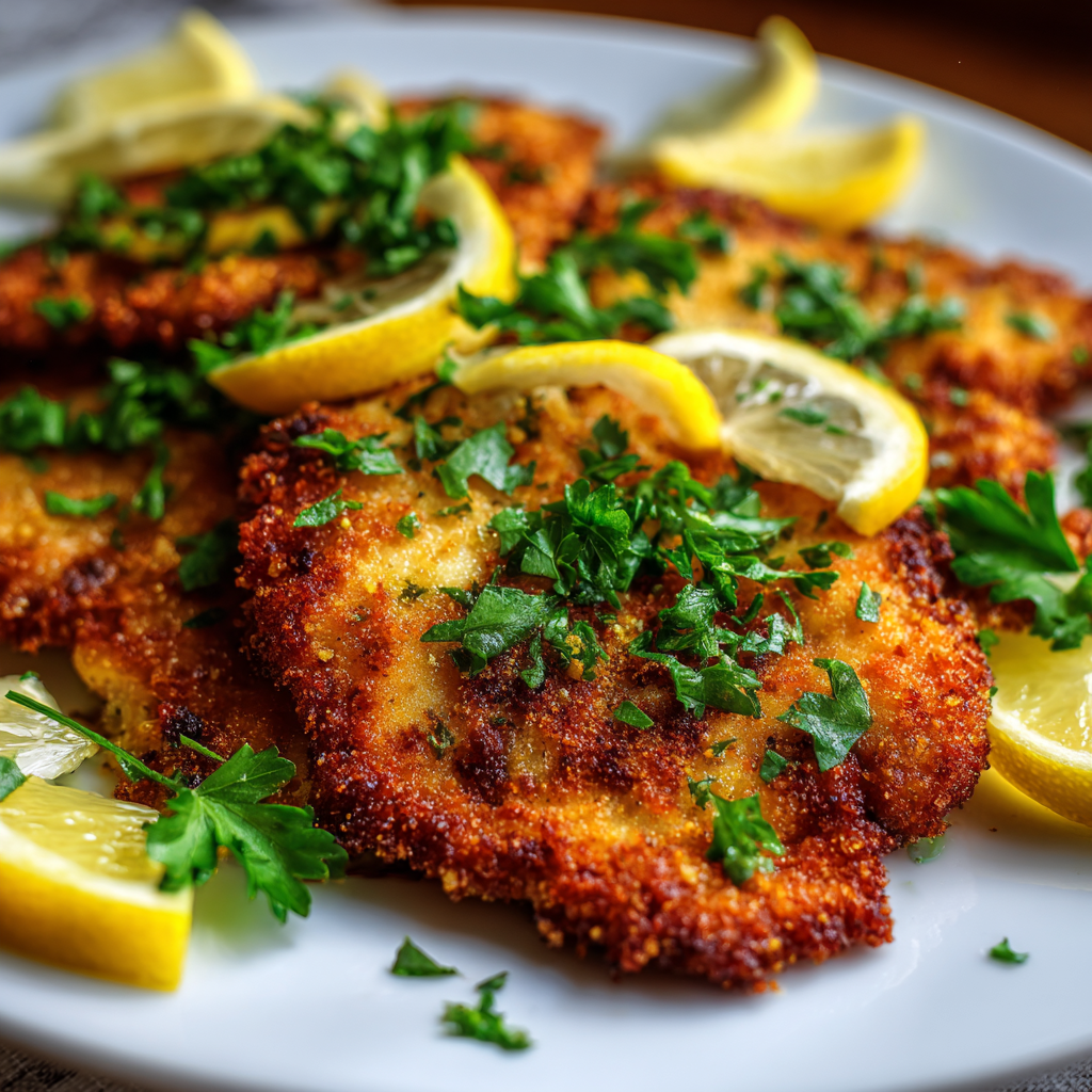 Crispy Lemon Pepper Chicken Cutlets