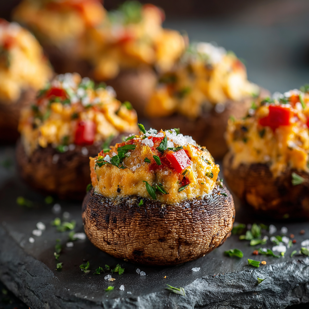 Sausage Stuffed Mushrooms
