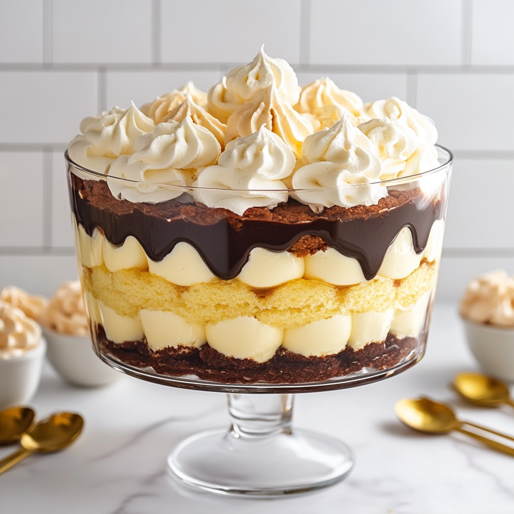 Boston Cream Pie Trifle
