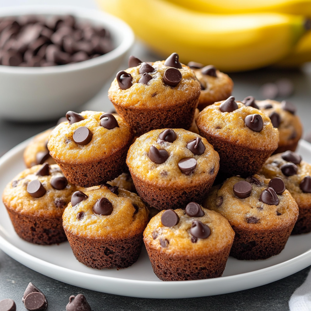 Banana Bread Mini Muffins
