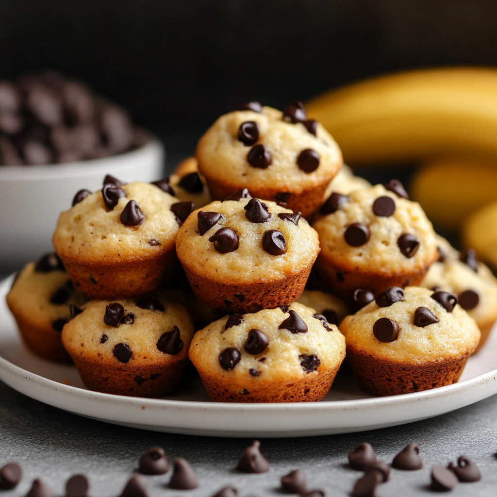 Banana Bread Mini Muffins