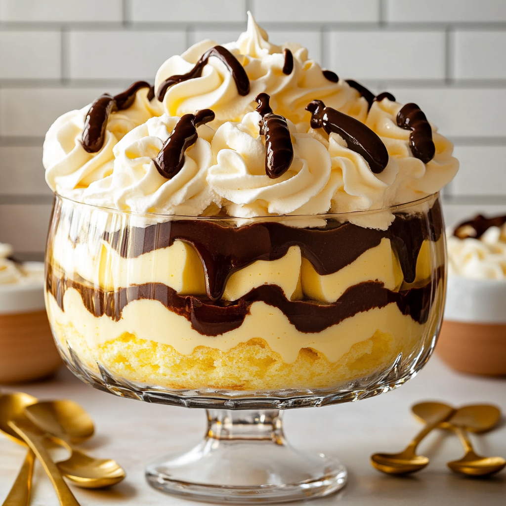 Boston Cream Pie Trifle