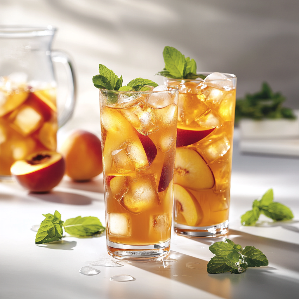 Sweet Peach Iced Tea