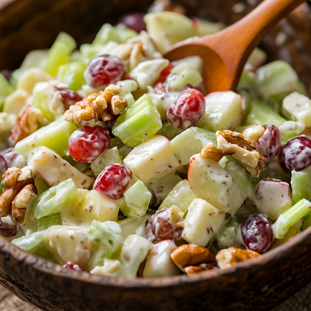 Waldorf Salad with Whipped Cream