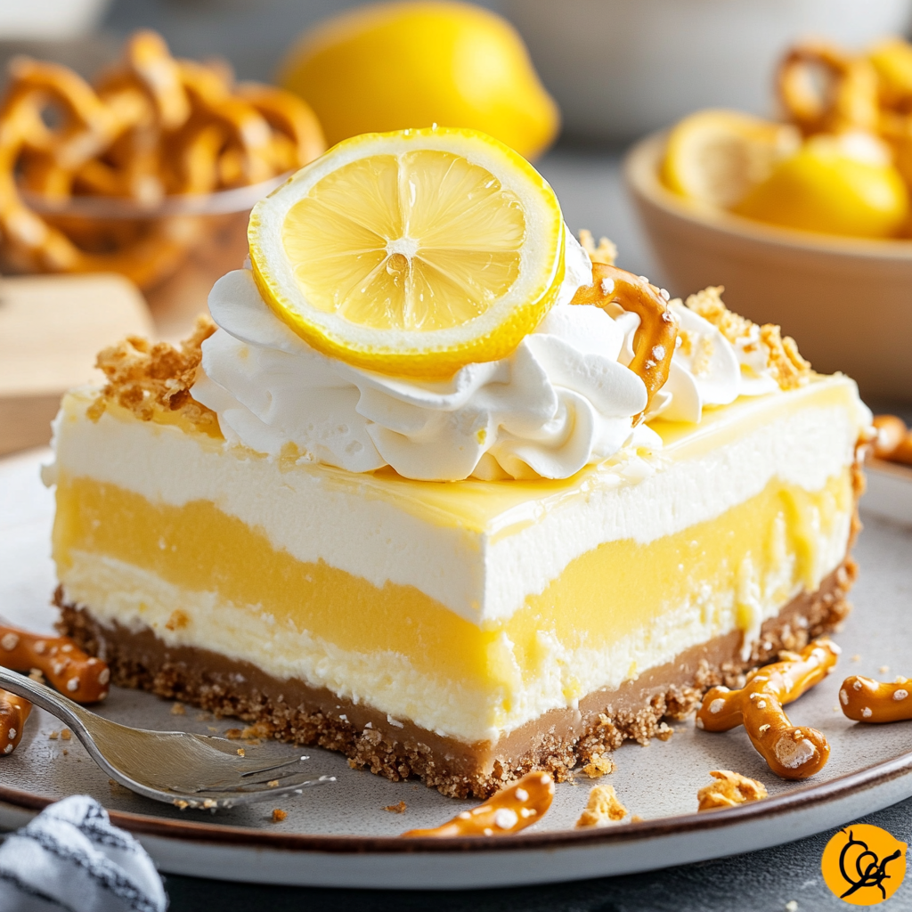 Lemon Pretzel Dessert