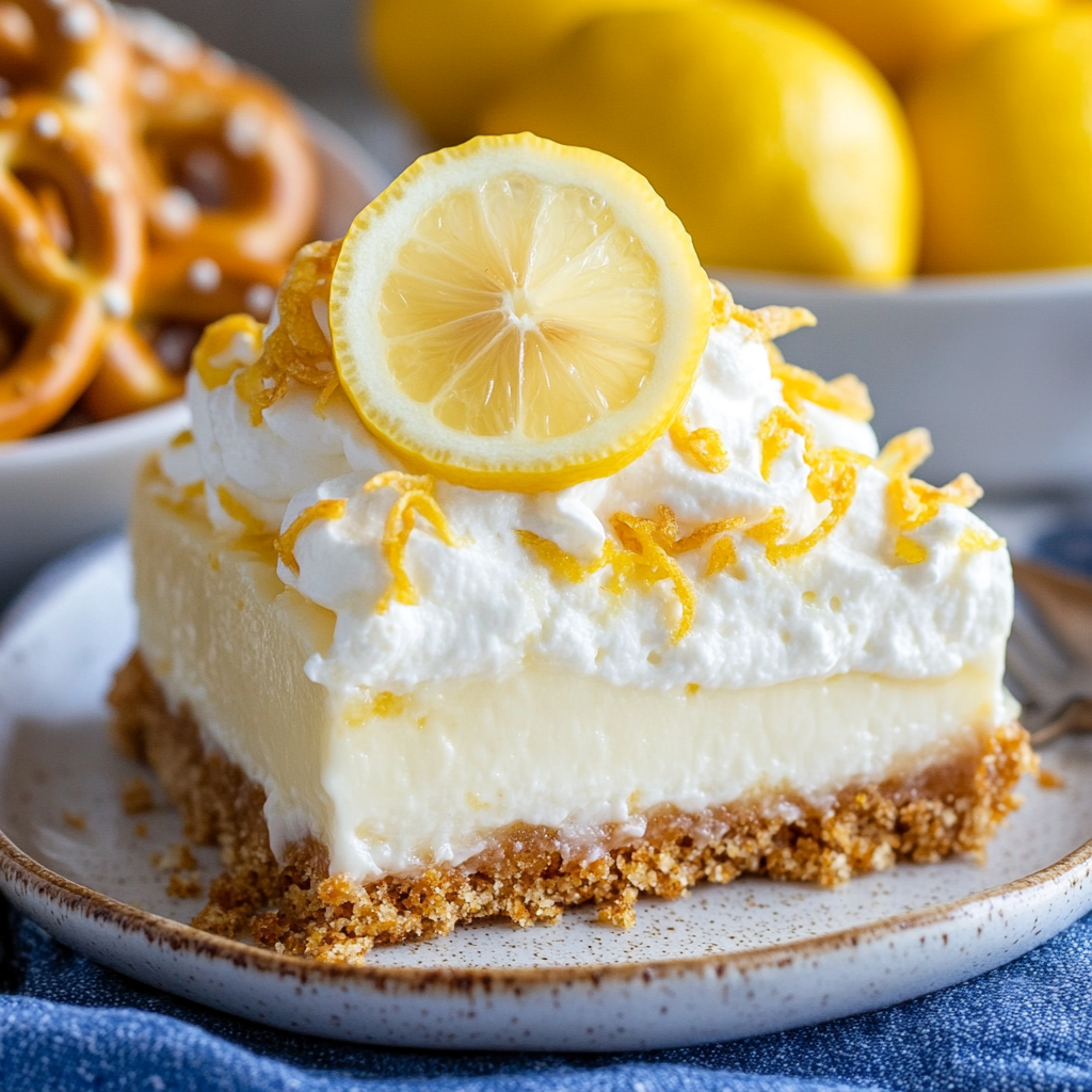 Lemon Pretzel Dessert 6 Lemon Pretzel Dessert