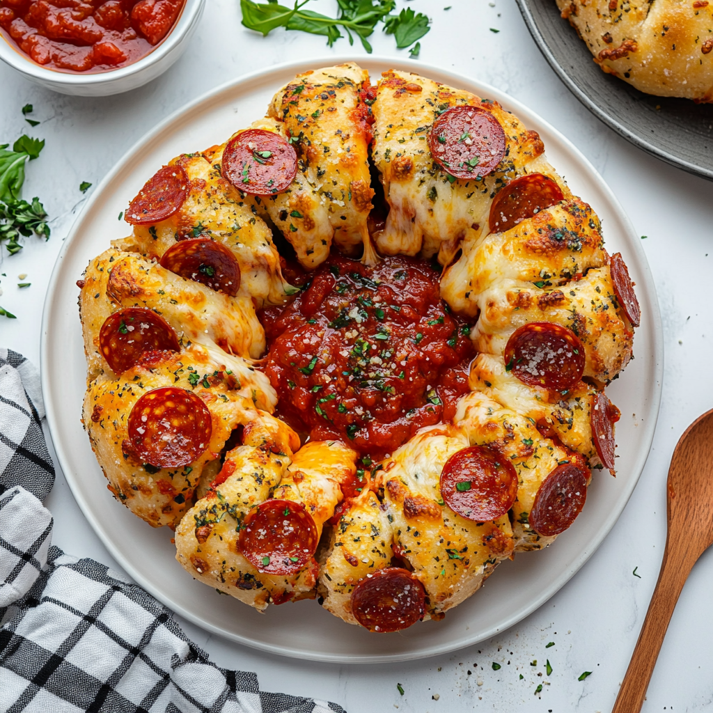 Pull-Apart Pizza Bread