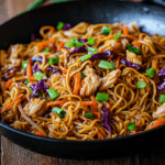 Quick & Easy Thai Peanut Noodles with Rotisserie Chicken